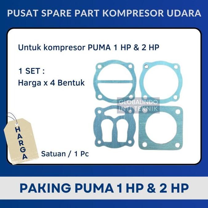 |Expert| Paking / Packing / Gasket Kompresor Angin PUMA 1 & 2 HP
