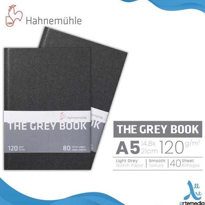 

Sale Buku Sketsa Hahnemuhle Grey Book A5 Hard Cover Sketchbook