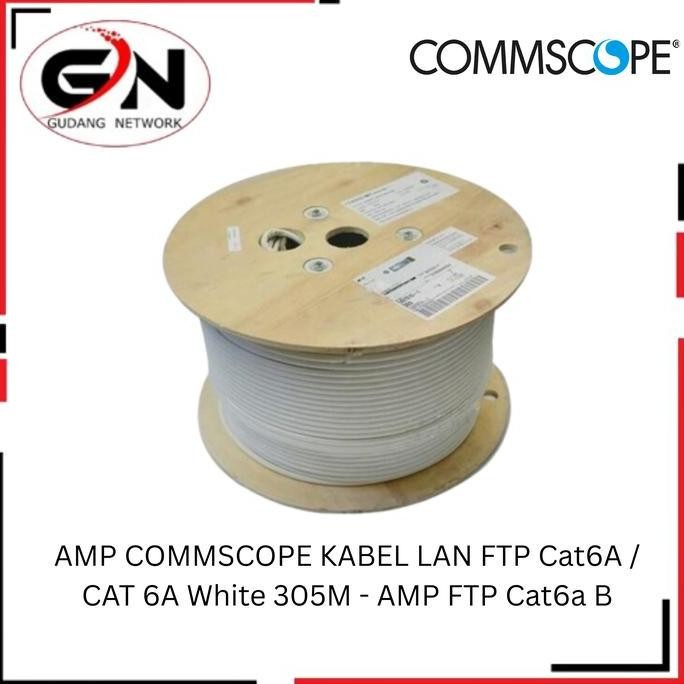 AMP COMMSCOPE KABEL LAN FTP Cat6A / CAT 6A White 305M