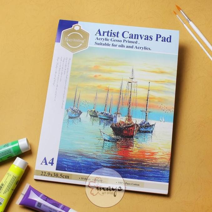 

Sale Artist Pad Canvas Pad A4 10 Lembar - Canvas Book - Buku Kanvas Lukis Menggambar Melukis Warna Anak