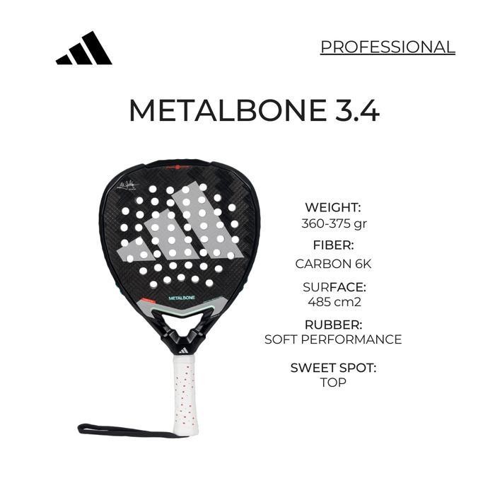 Padelhype | Adidas Metalbone 3.4 Padel Racket / Raket Padel / Raket Adidas New Best Quality 100% Ori