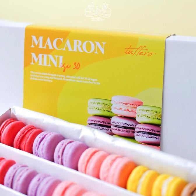 

(Expert) BABY MACARON MINI ISI 30 TEPUNG ALMOND MACAROON KECIL