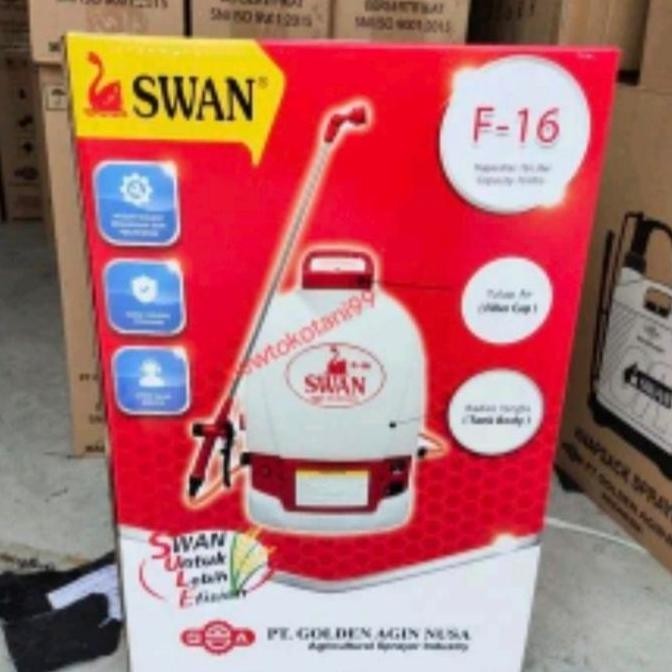 Sprayer elektrik SWAN F16 alat semprot SWAN 16 liter kep elektrik aki