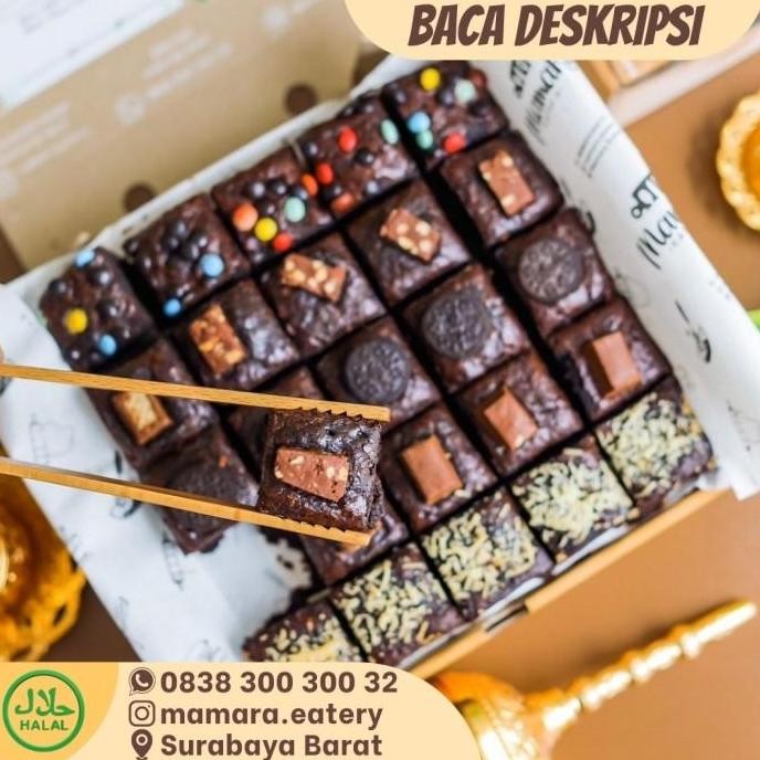 

(Expert) Fudgy Brownies 5 Topping Mamara Eatery