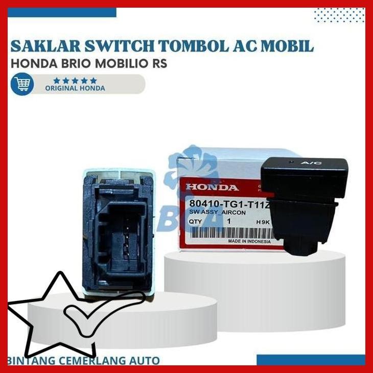 [TGA] SAKLAR SWITCH TOMBOL AC UNTUK MOBIL HONDA BRIO - MOBILIO RS