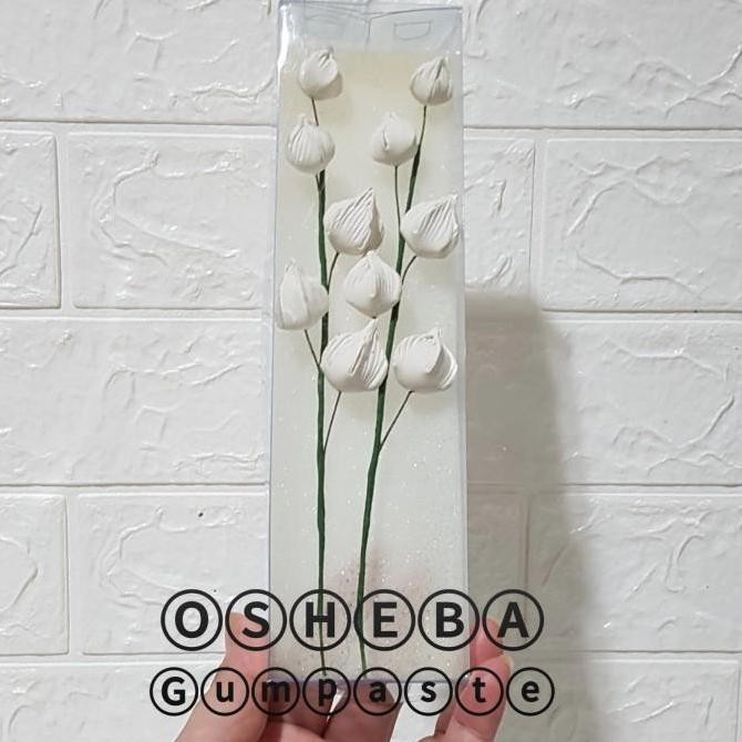 

(Expert) osheba gumpaste hiasan GB-5 warna putih