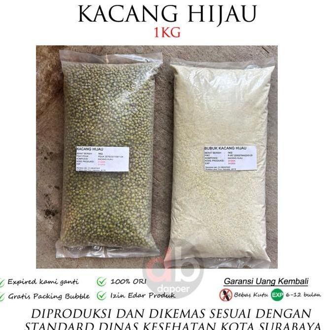 

JH8 Kacang Hijau 1kg | Kacang ijo Bubur