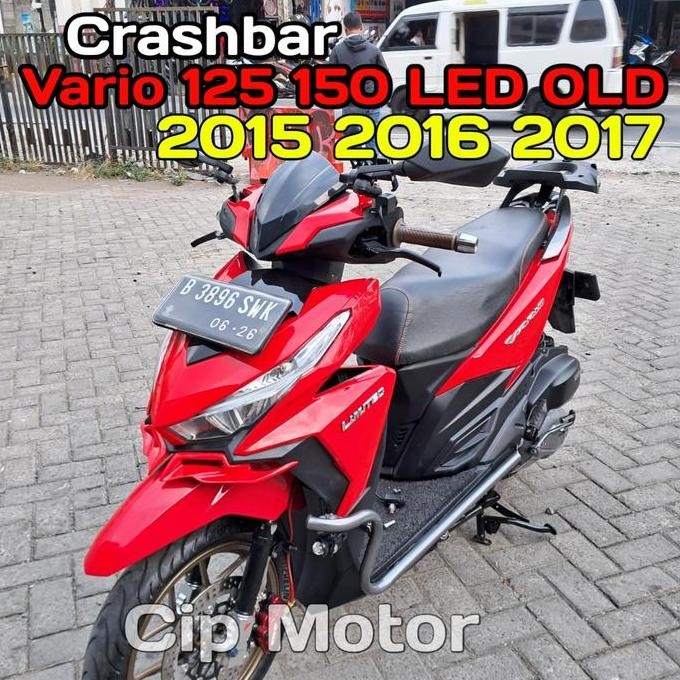 NEW Crashbar Vario 125 150 Crashbar Tubular Dudukan Lampu Vario 125 150