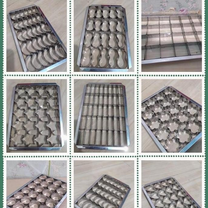 CETAKAN KUE KERING MOTIF KACANG / BULAT / SABIT / PISANG / MANGGA