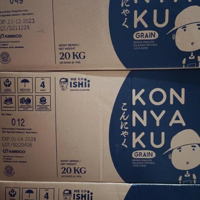 

(Expert) Beras Shirataki 1 Dus / 20kg PT Ambico Konnyaku Rice