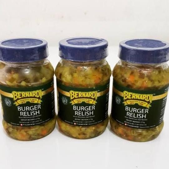 

JH8 Bernardi Burger Relish - Acar Burger Bernardi