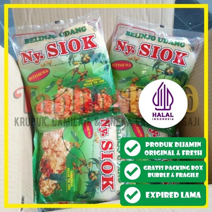 

JH8 Ny. Siok - Krupuk Kerupuk Belinjo Udang / Emping Udang 200gr