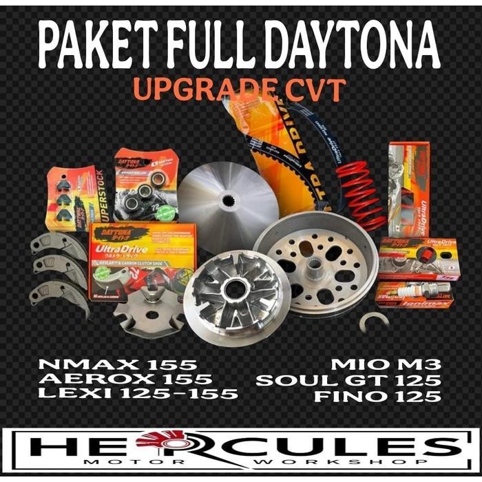 Gg Full Set Racing Paket Cvt Full Komplit Nmax 155/Upgrade Cvt Yamaha Aerox/Racing Ori/N Max 2020-Se