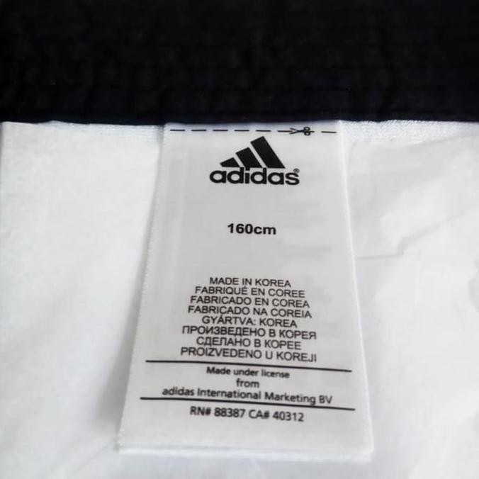ADIDAS DOBOK SERAGAM TAEKWONDO ADIZERO PRO WORLD TAEKWONDO APPROVED