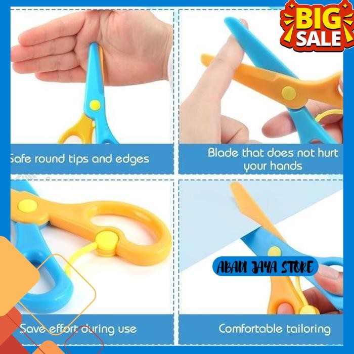 

GUNTING KERTAS ANAK WARNA KTER POLOS / ALAT MENGGUNTING BUKU FOTO FREE ONGKIR