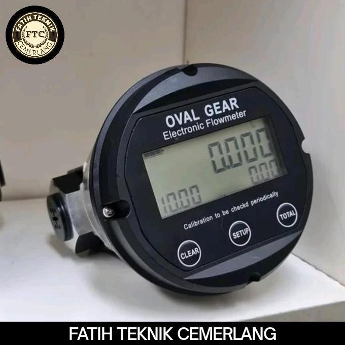 NEW Flow meter Solar 1 inch OGM Oval Gear Flowmeter 1inch Flowmeter BBM 1" - OGM-25E DIGITAL