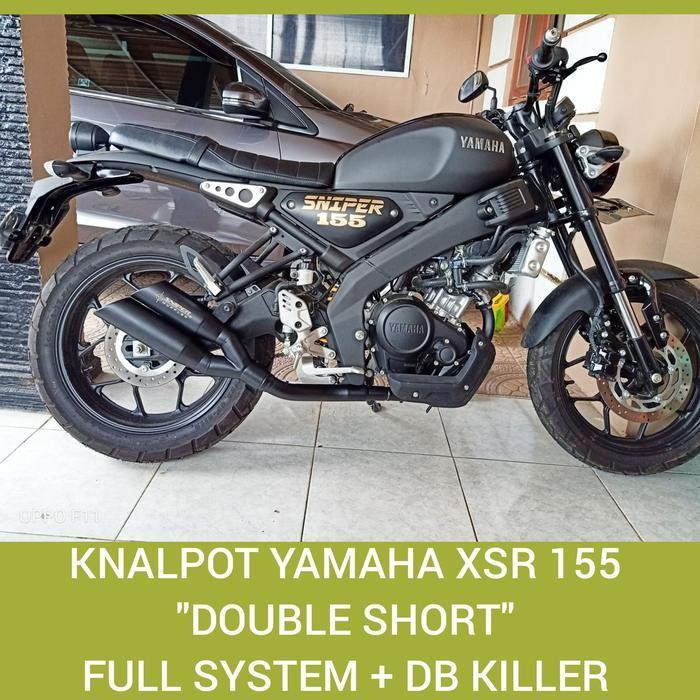 Jdm Knalpot Racing Yamaha Xsr 155 Xsr155 Model Double Short