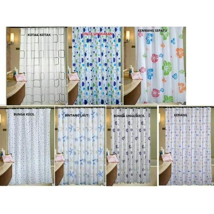 Tirai Kamar Mandi/Gorden Kamar Mandi/Shower Curtain