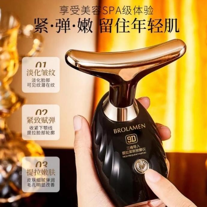 hanya disini] Alat pijat wajah getar alat pijat pengencang kulit wajah face massager