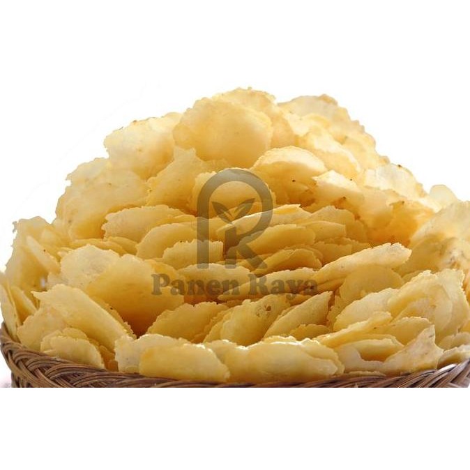 

Emping Belinjo Tawar Tipis 500gr Melinjo/Mlinjo/Blinjo Mentah