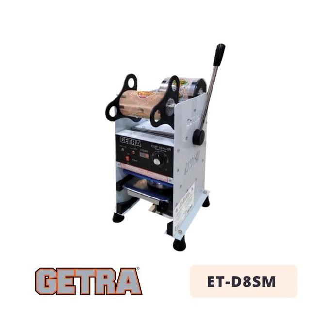 Cup Sealer Getra Et D8Sm Digital Counter Mesin Press Gelas Plastik
