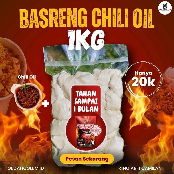 

BASRENG CHILI OIL 1KG FOOD BY KAC