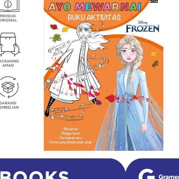 

Buku Disney Frozen Ayo Mewarnai Buku Aktivitas