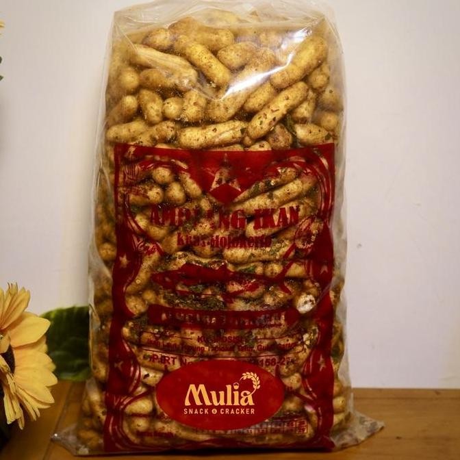 

Amplang Tenggiri Pedas 1KG / kerupuk tengiri khas Mojokerto