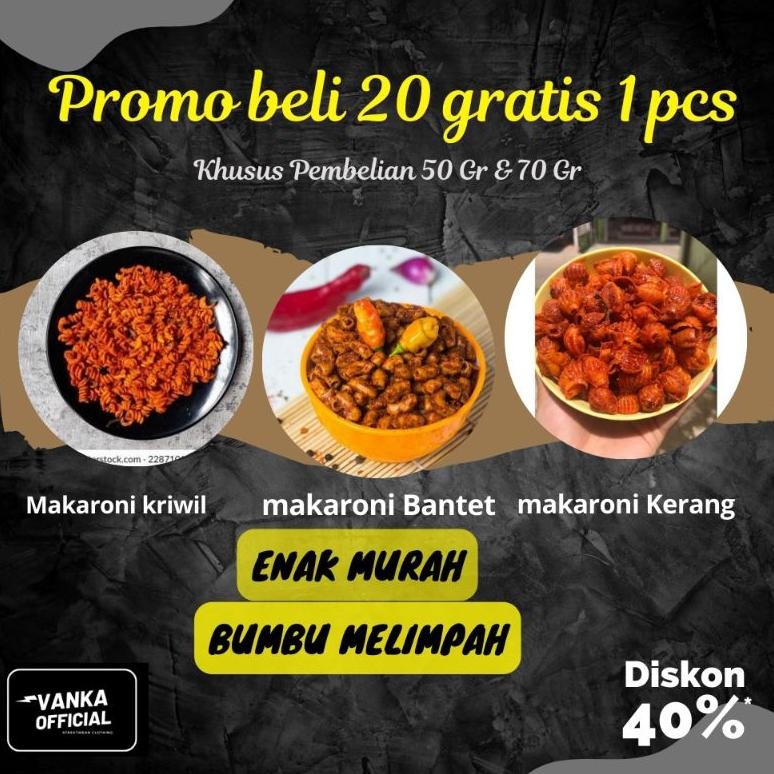 

ID | MAKANAN RINGAN SNACK MAKRONI MAKARONI BANTET BANTAT PEDAS 25 50 GRAM TASIKMALAYA