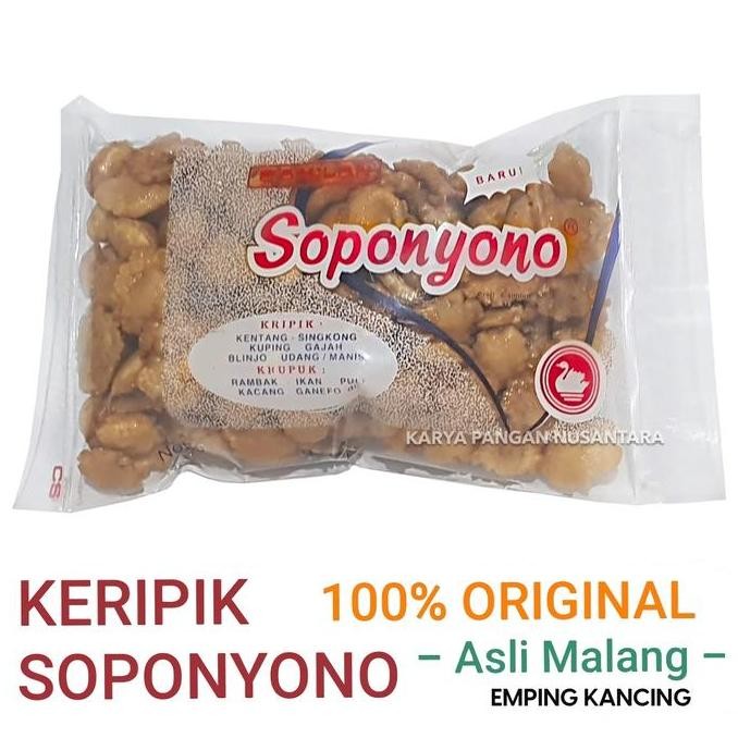 

EMPING KANCING SOPONYONO ORIGINAL MELINJO MANIS PEDAS EMPING MANIS SOPONYONO MALANG SNACK FOOD