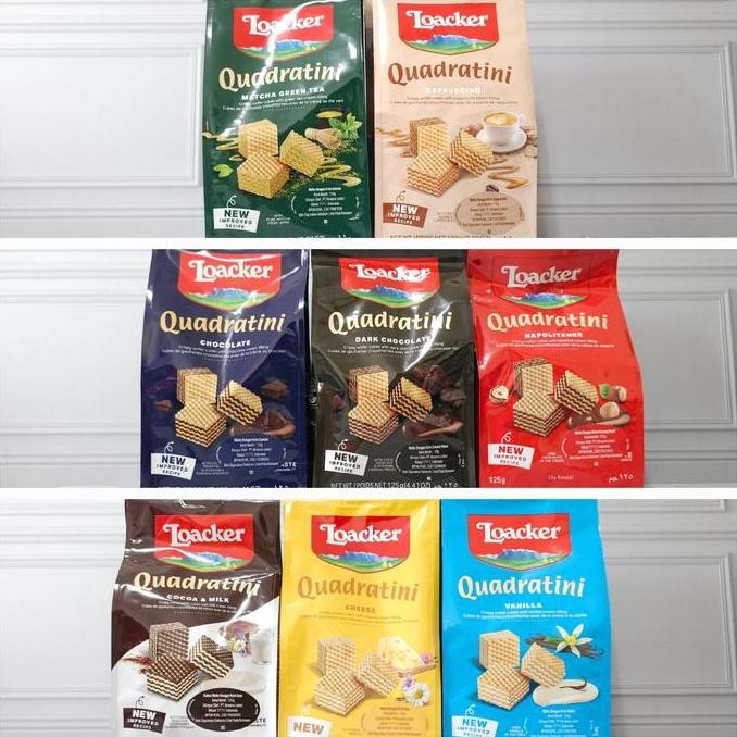 

Loacker Quadratini 125gr wafer All Varian