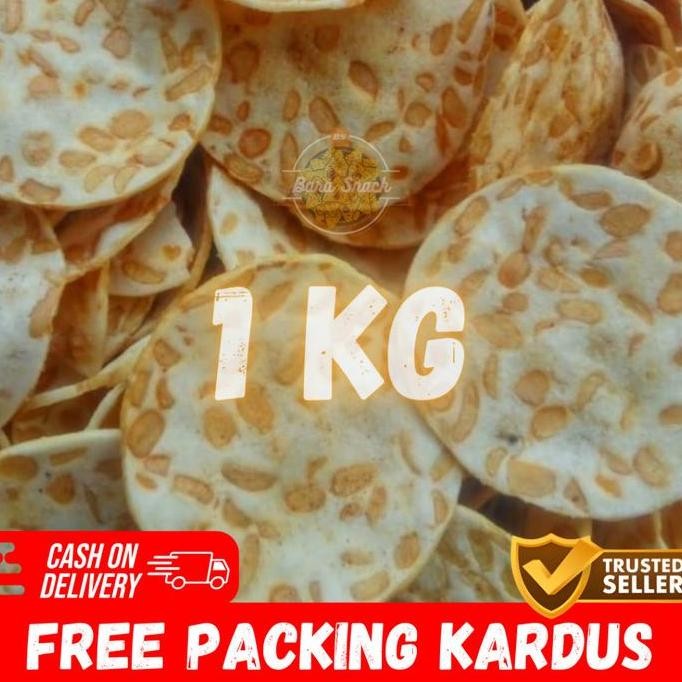 

[ 1KG ] Keripik Tempe Sagu Gurih ( Free Packing Kardus ) / Camilan Snack Kiloan Murah -K