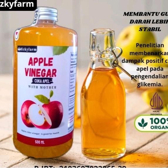 

JH8 RIZKI FARM CUKA APEL PREMIUM 500ML KONTROL GULA DARAH