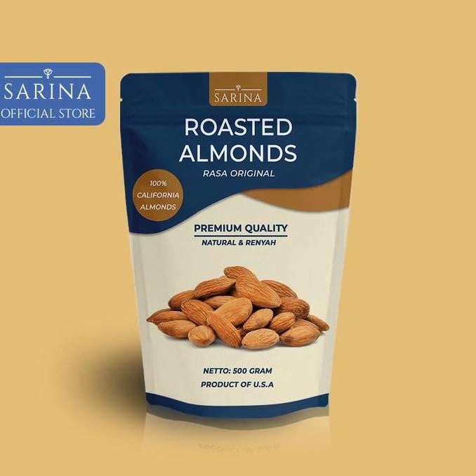 

Almond Roasted / Kacang Almond Panggang PREMIUM - 500GRAM
