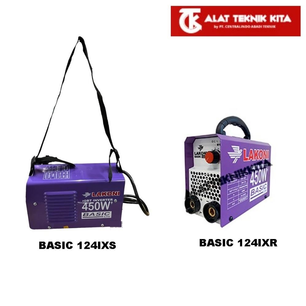NEW LAKONI BASIC 124 iXS / Basic 124 iXR Mesin las 450 watt basic 124 iXS  / 124 iXRTravo las Trafo 