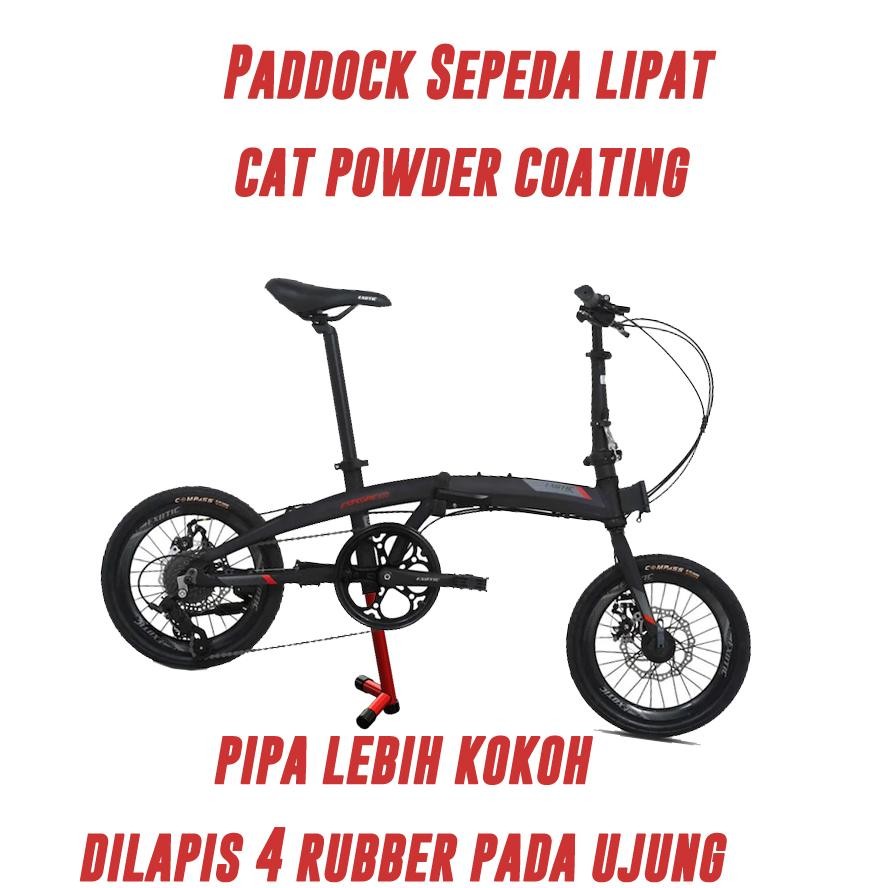 ''Terlaris" Stand Sepeda Lipat  - Paddock Sepeda Lipat - Standar Sepeda Lipat - Pedok Sepeda Lipat M