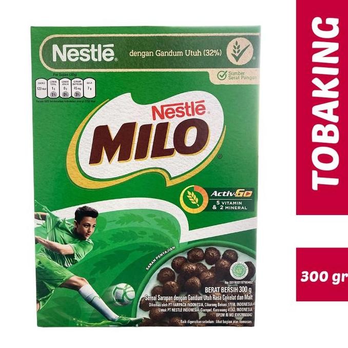 

Milo Sereal Ball Nestle 300 gr cereal gandum cokelat dan malt
