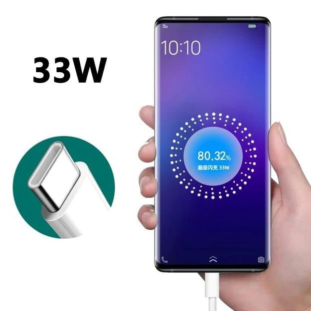 (Expert) Kabel Charger 33W OPPO A57 A74 A95 A76 A96 SuperVooc Original Type C