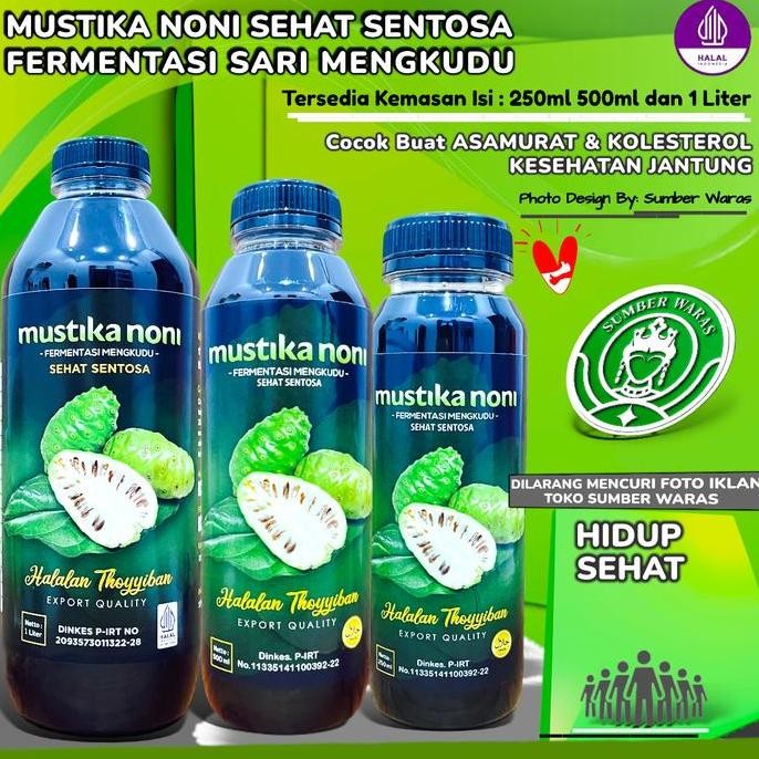 

JH8 Fermentasi Jus Mengkudu MUSTIKA NONI 1 Liter - Mengkudu Export Quality