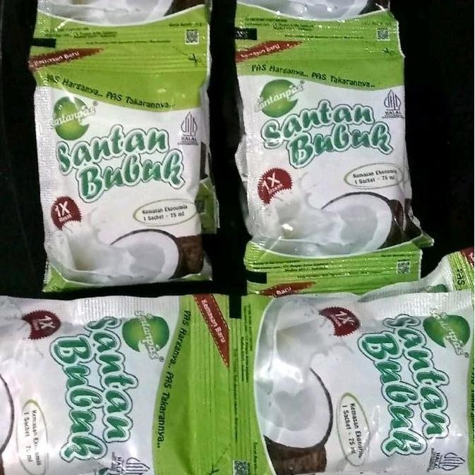 

30 pcs santan bubuk santan pas promoo santan