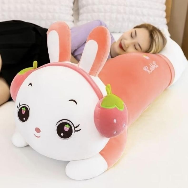 Bantal guling Rabit jumbo wokmen guling kelinci ukuran 1 mter AST