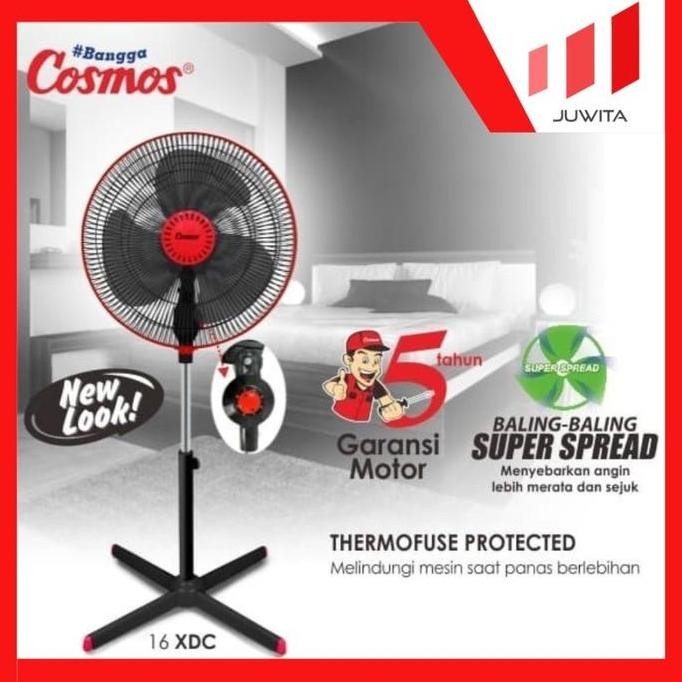Kipas Angin Berdiri Cosmos 16 Inch / Stand Fan Cosmos 16 Inc Xdc