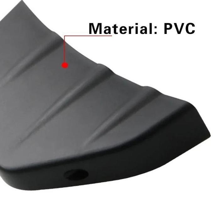 4Pcs Winglet Belakang Mobil Car Carbon Fiber Patter Modified Berbagai Jenis Mobil Pelindung Bumper B