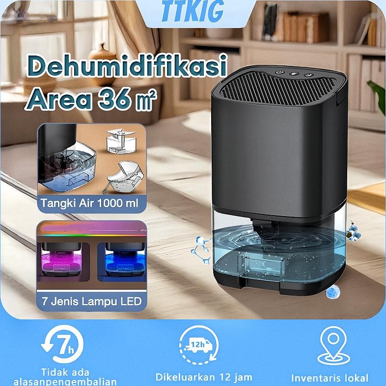 NEW Dehumidifier Tangki Air 1L/1000ML Serap Air Penyerap Kelembaban Udara [terbaik][terlaris]