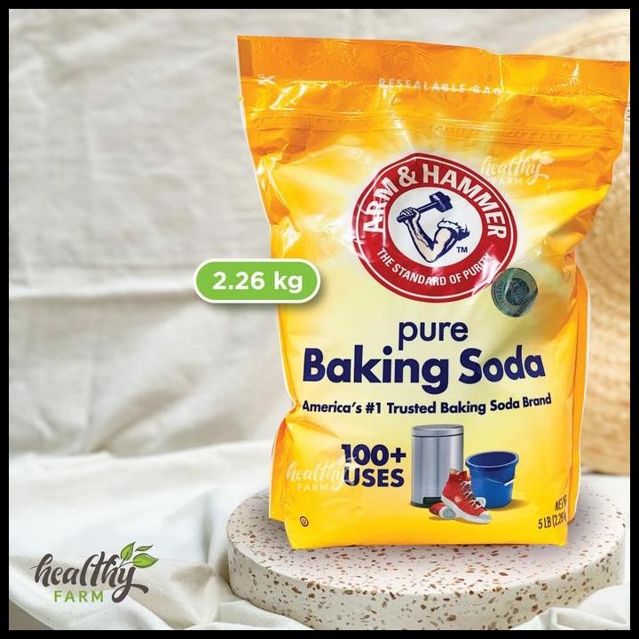 

Terlaris Baking Soda / Soda Kue Arm & Hammer Usa 2.26 Kg Good Quality