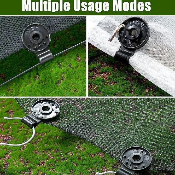 50Pcs Cantolan Paranet Clip Paranet Klip Jaring Bulat Jepitan Paranet Klip Penjepit Paranet