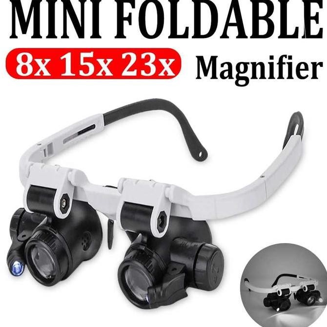 

Sale Kacamata Pembesar 23X Teknisi Service Dengan 2 Led - 9892H