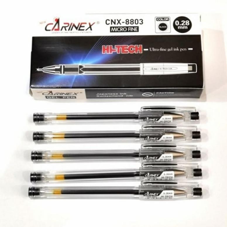 

[1Pack] Pulpen Hi-Tech Carinex Hitam - Pulpen Hitech Hitam-Pulpen Hitec murah DiM