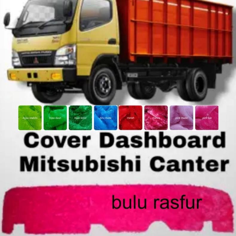 Alas Dashboard Bulu Mobil Truk Mitsubishi Canter, Elf Canter, Pelindung/Cover Dashboard Interior Mob