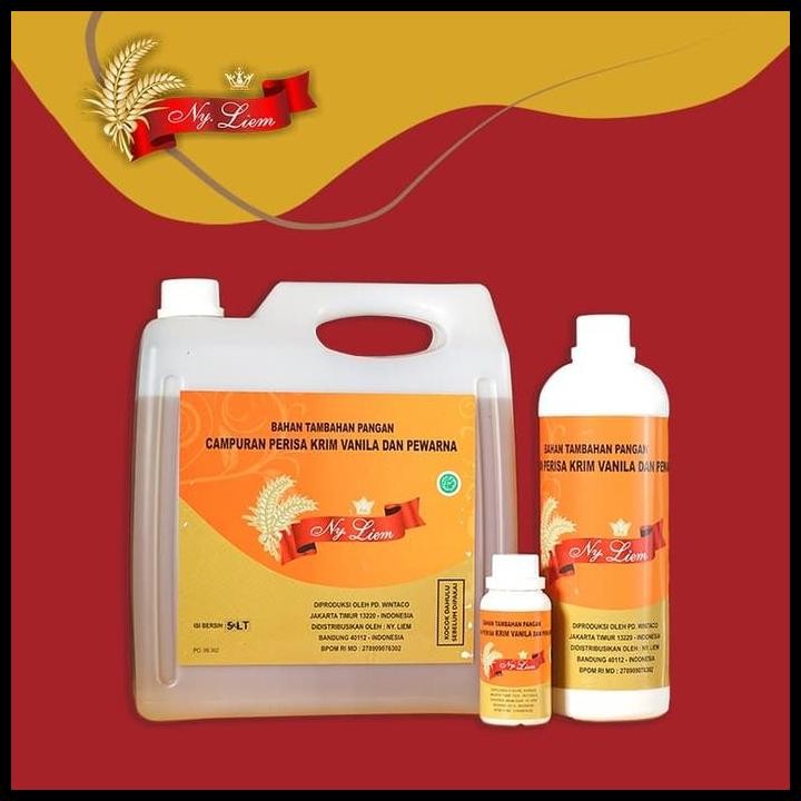 

Terlaris Ny. Liem Perisa / Essence Makanan Vanilla Cream 1 Kg Good Quality